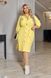 Сукня із креп-костюмки в розмірі 50-52, 54-56, колір жовтий.