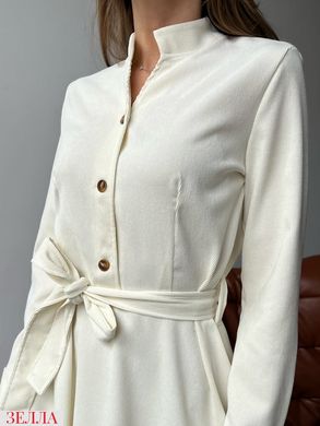 Вельветова сукня білого кольору, в розмірі 42-44, 46-48.