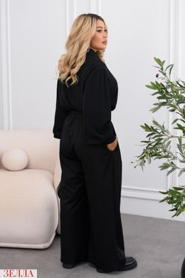 Стильний костюм: Сорочка+Кюлоти в розмірі 48-50, 52-54, 56-58, 60-62, колір чорний.