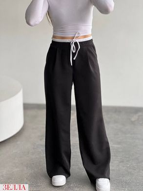 Штани в стилі ZARA в універсальному розмірі 42-46, колір чорний.