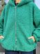 М'яка куртка в універсальному розмірі 42-46, колір зелений.