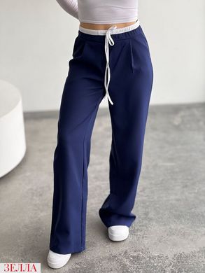 Штани в стилі ZARA в універсальному розмірі 42-46, колір синій.