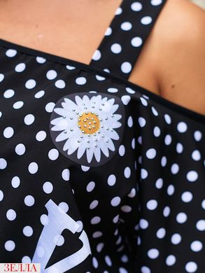 Модний жіночий літній костюм лляні стрейчові штани + блузка із софту на одне плече у розмірі 48-50, 52-54, 56-58