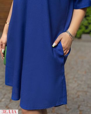 Сукня-сорочка в розмірі 46-48, 50-52, 54-56, 58-60, колір синій.