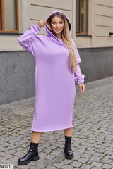 Утеплена сукня фіолетового кольору, в розмірі 50-52, 54-56.