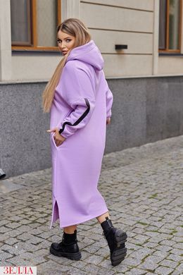 Утеплена сукня фіолетового кольору, в розмірі 50-52, 54-56.