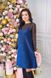 Романтична люрексова сукня синього кольору, в розмірі 42-44, 46-48.