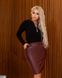 Женская юбка карандаш до колен с кармнами из плотной турецькой эко-кожы цвет бордовый размеры 42-44, 44-46, 48-50, 52-54