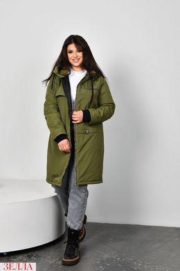 Демісезонне пальто в розмірі 48-50, 52-54, 56-58, колір хакі.