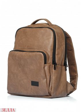 Чоловічий рюкзак Sambag Zard QST коричневий нубук
