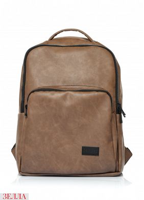 Чоловічий рюкзак Sambag Zard QST коричневий нубук