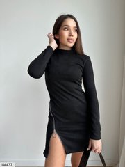 Сукня міні в розмірі 42-44, 44-46, колір чорний.