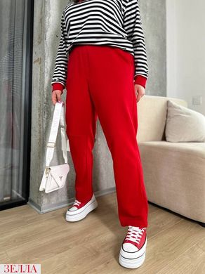 Костюм Худі в смужку+Брюки в розмірі 50-52, 54-56, 58-60, колір червоні брюки.