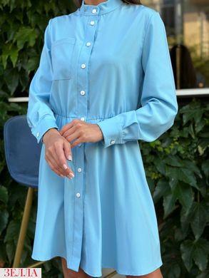 Сукня-сорочка в розмірі 42-44, 46-48, колір блакитний.