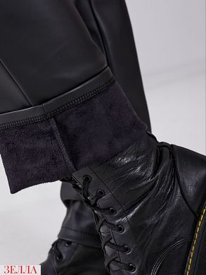 Шкіряні штани на замші в розмірі 50-52, 54, 56, колір чорний.