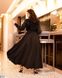 Роскошное черное платье в пол на запах, расшитое пайетками черного цвета в размере универсальном 66-70