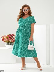 Сукня в розмірі 50-52, 54-56, колір зелений.