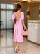Подовжена сукня з шнурівкою на спині в розмірі 42, 44, колір рожевий