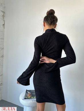 Приголомшлива сукня в розмірі 40-42, 42-44, колір чорний.