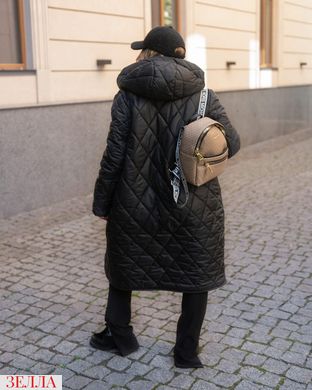 Тепле зимове пальто, у розмірі 50-52, 54-56, 58-60, колір чорний