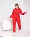 Стильний костюм від магазину ЗЕЛЛА червоного кольору у спортивному стилі. Розмір 48-50, 52-54, 56-58, 60-62