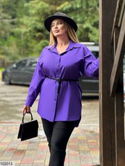 Блузка в розмірі 52-54, 56-58, 60-62, 64-66, колір фіолетовий .